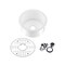 Kibi K2-S19RO, Undermount, Drop In Mount, Glossy White Finish K2-S19RO - alternate 1